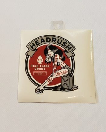 Headrush the tattooed chix sticker