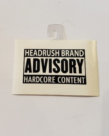 HEADRUSH THE ADVISORY STICKER