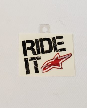 Alpinestars ride it sticker
