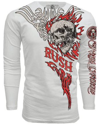 Rush Couture tribal skull longsleeves