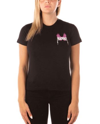 Headrush the pink velvet t-shirt ( dispo en X-SMALL seulement )