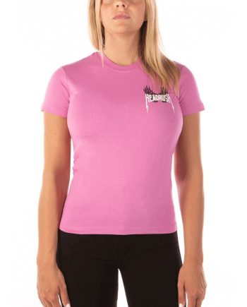 Headrush the pink velvet t-shirt