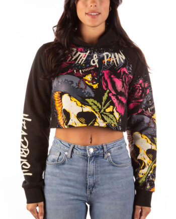 Headrush the faith and pain croptop ( dispo en X-SMALL seulement )