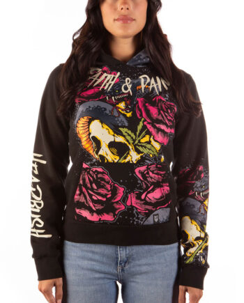 Headrush the faith and pain pullover ( dispo en X-SMALL seulement )