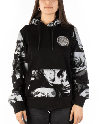 Headrush the skull and roses pullover ( dispo en X-SMALL seulement )